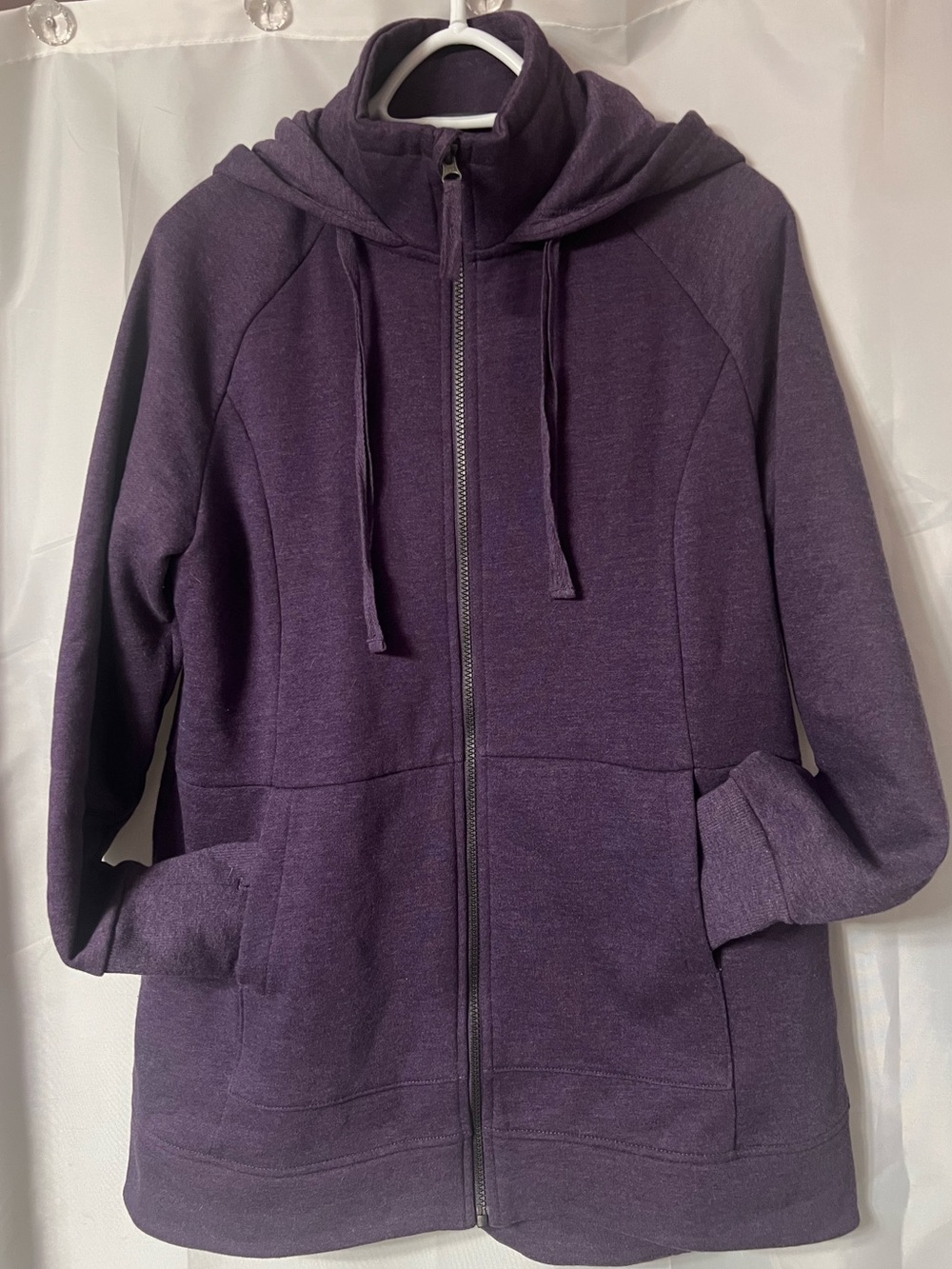 Mondetta Women's Purple Zip-Up Hoodie Jacket